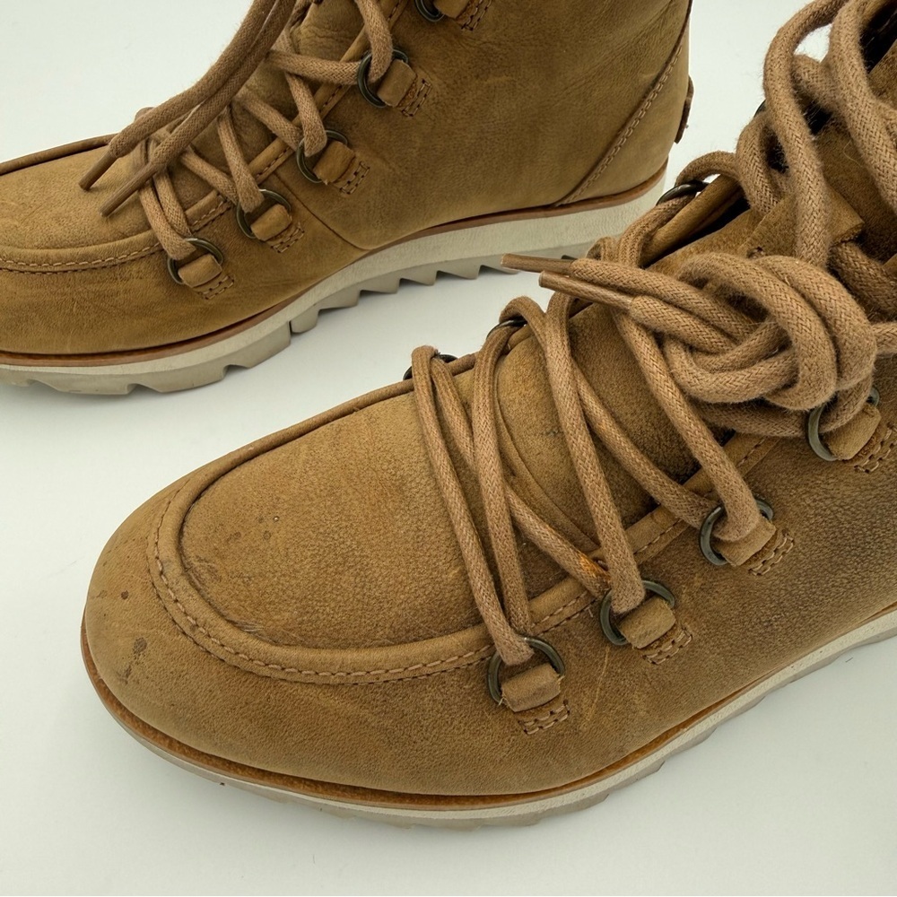 Sorel Harlow Lace Hiker Boot size 7 elk lace up - Picture 8 of 8